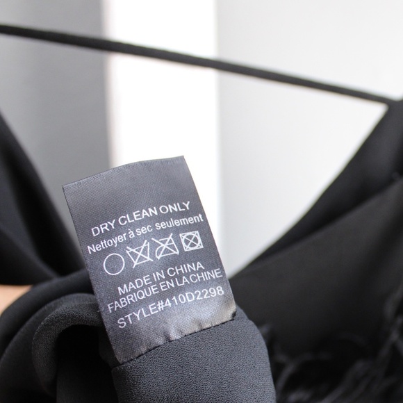 GREYLIN Black & Gold Czar Feather Trim Tweed Mini Party Dress Size XS - Picture 11 of 11